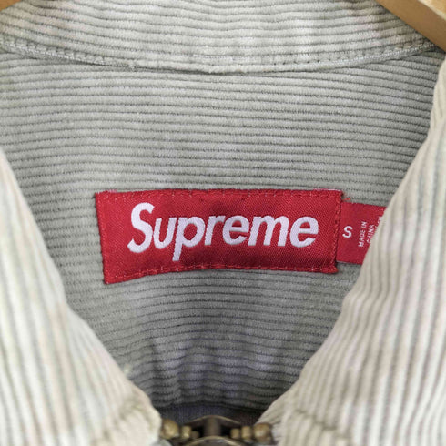 シュプリーム Supreme 24SS Washed Corduroy zip Up shirt ウォッシュ加工 コーデュロイ フルジップ シャツ メンズ import:S