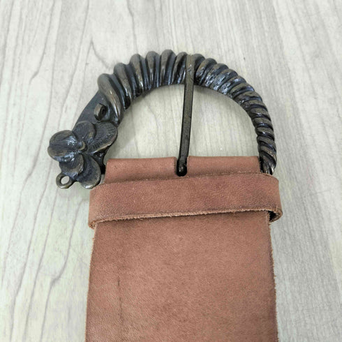 ジャストカヴァリ Just Cavalli バックルボタニカルデザイン レザーベルト レディース 90/105