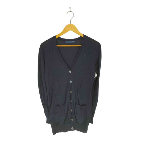 ラルフローレン RALPH LAUREN ポニー刺繍コットンカーディガン レディース M