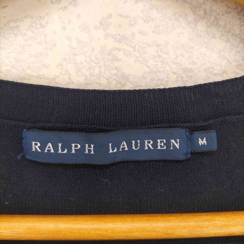 ラルフローレン RALPH LAUREN ポニー刺繍コットンカーディガン レディース M