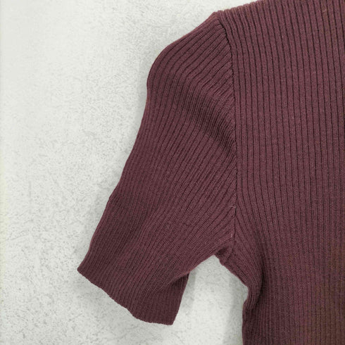 ラルフローレン RALPH LAUREN ウール半袖ニット レディース M