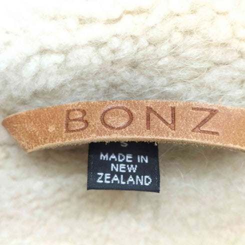 BONZ lambskin ラムスキンフーデットパイルコート レディース import:S