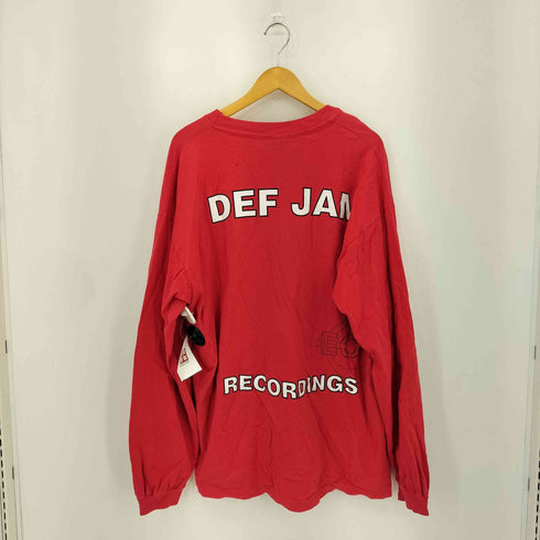アンビル Anvil 90s USA製 DEF JAM RECORDINGS クラシックロゴプリント クルーネックロンT メンズ 2X