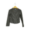 ALMA EN ROSE Lamb leather ラムレザーノーカラージャケット レディース 38