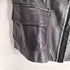 ALMA EN ROSE Lamb leather ラムレザーノーカラージャケット レディース 38