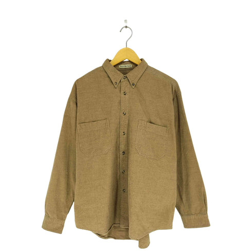 エディーバウアー Eddie Bauer 90~00S BAINBRIDGE FLANNEL BDシャツ メンズ import:XL