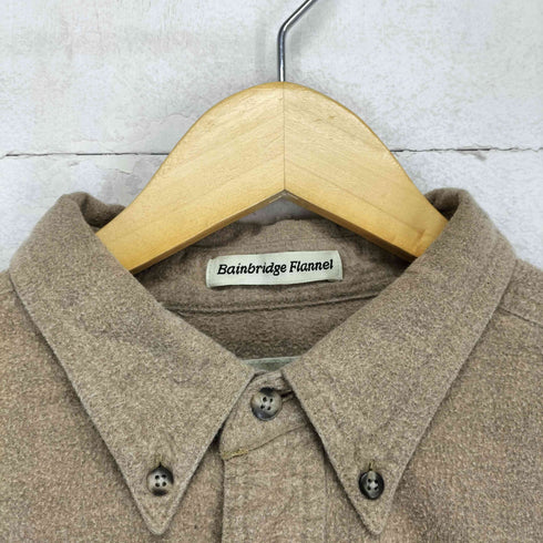 エディーバウアー Eddie Bauer 90~00S BAINBRIDGE FLANNEL BDシャツ メンズ import:XL