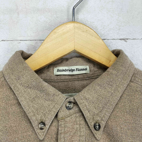 エディーバウアー Eddie Bauer 90~00S BAINBRIDGE FLANNEL BDシャツ メンズ import:XL