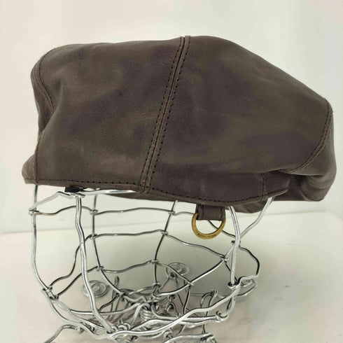 THE FAT HATTER レザー ハンチング帽子 メンズ