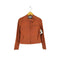 ALMAenROSE Lamb leather ダブルジップ シングルラムレザージャケット レディース 38