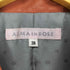 ALMAenROSE Lamb leather ダブルジップ シングルラムレザージャケット レディース 38