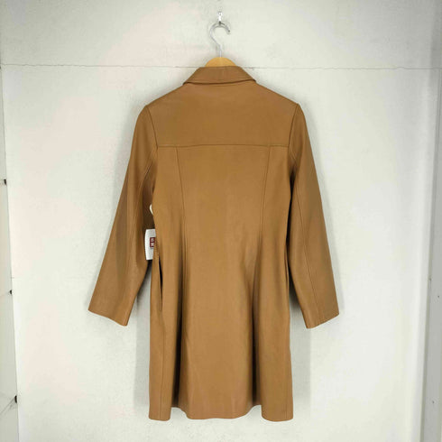 Redingote レディンゴート LAMB LEATHER 比翼レザーコート レディース JPN:9号