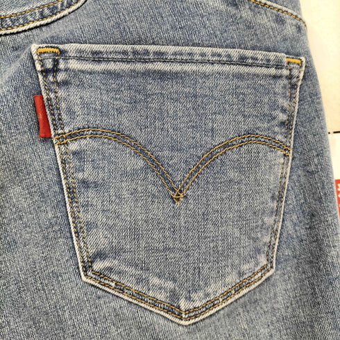 リーバイス Levis REVEL SHAPING HIGH RISE SKINNY ダメージ加工スキニーデニムパンツ レディース 25