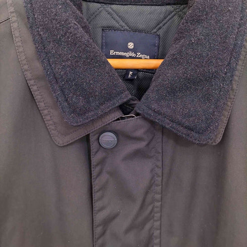 エルメネジルドゼニア Ermenegildo Zegna ウール キルティング ライナー 2in1 ジップアップ ジャケット メンズ import:XL
