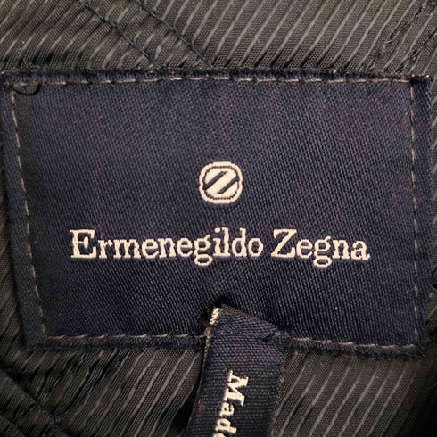 エルメネジルドゼニア Ermenegildo Zegna ウール キルティング ライナー 2in1 ジップアップ ジャケット メンズ import:XL