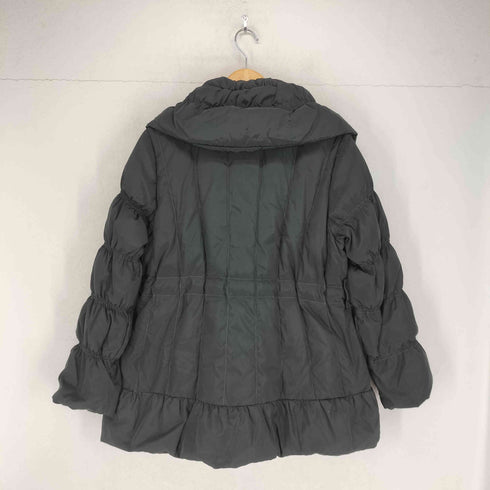 バルマンパリ BALMAIN PARIS ワイドカラーキルティングダウンジャケット レディース JPN:L