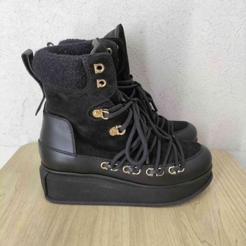 サルヴァトーレフェラガモ Salvatore Ferragamo ガンチーニ ショートブーツ レディース 5C