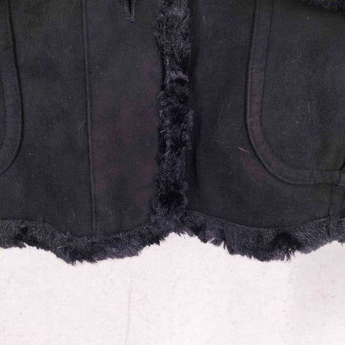 コムサデモード COMME CA DU MODE Real Fur スウェードタッチジャケット レディース