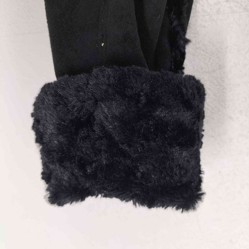 コムサデモード COMME CA DU MODE Real Fur スウェードタッチジャケット レディース
