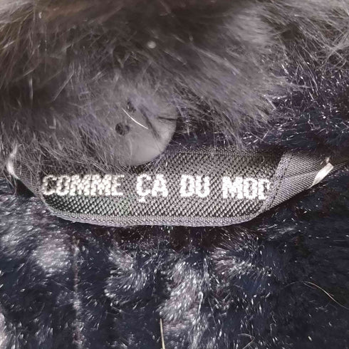 コムサデモード COMME CA DU MODE Real Fur スウェードタッチジャケット レディース