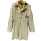 True Grit 裏地ファー使い切替ステンカラーコート レディース import:M