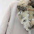 True Grit 裏地ファー使い切替ステンカラーコート レディース import:M