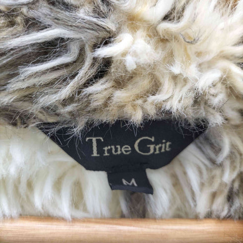 True Grit 裏地ファー使い切替ステンカラーコート レディース import:M