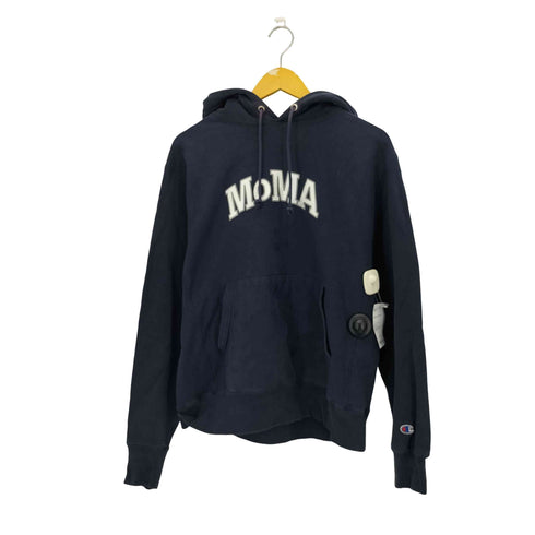 チャンピオン Champion REVERSE WEAVE MoMAロゴ刺繍 プルオーバーパーカー メンズ JPN:XL