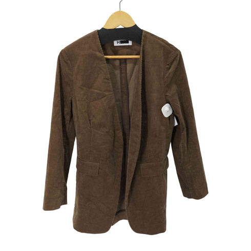 エイチビューティーアンドユースユナイテッドアローズ H BEAUTY & YOUTH UNITED ARROWS ソフトコーデュロイノーカラージャケット レディース JPN:S