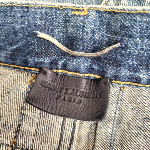 サンローランパリ SAINT LAURENT PARIS 16ss スキニーデニムパンツ メンズ