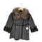 GARB kalganlamb silverfox シルバーフォックス カルガンラムレザー七分袖ダブルジップジャケット レディース 1