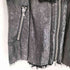 GARB kalganlamb silverfox シルバーフォックス カルガンラムレザー七分袖ダブルジップジャケット レディース 1