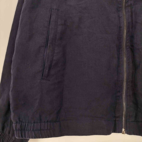 GALERIES LAFAYETTE リネン100 ジップアップブルゾン メンズ