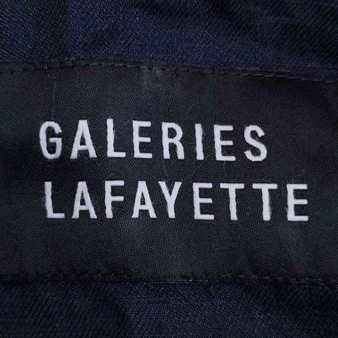 GALERIES LAFAYETTE リネン100 ジップアップブルゾン メンズ