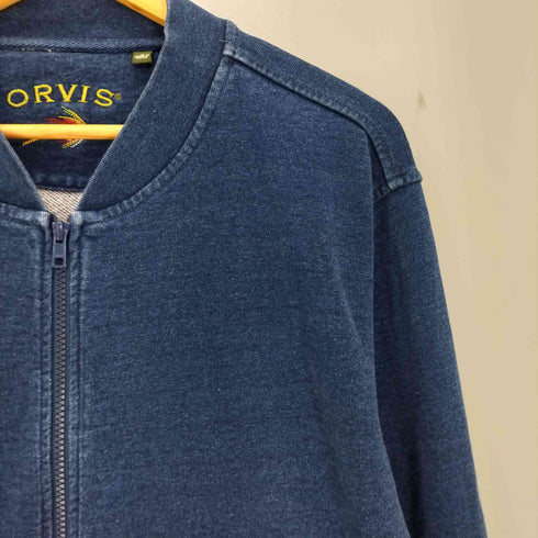 オービス ORVIS デニム地 ジップアップブルゾン メンズ import:M