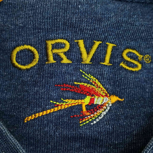 オービス ORVIS デニム地 ジップアップブルゾン メンズ import:M