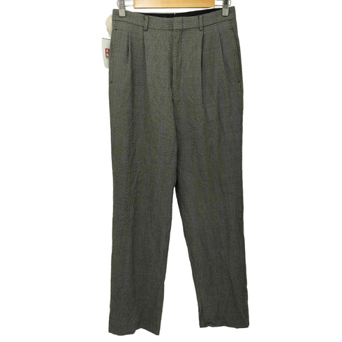 ブルックスブラザーズ BROOKS BROTHERS グレンチェック ウール 2タック スラックス メンズ