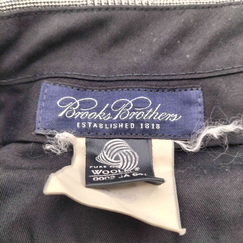 ブルックスブラザーズ BROOKS BROTHERS グレンチェック ウール 2タック スラックス メンズ