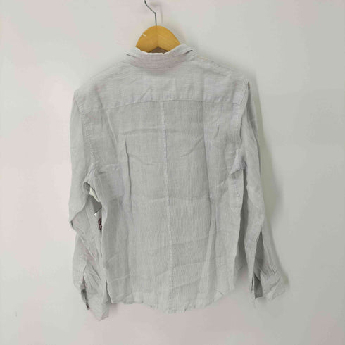 フランクアンドアイリーン Frank&Eileen USA製 ストライプ リネンシャツ メンズ XXS