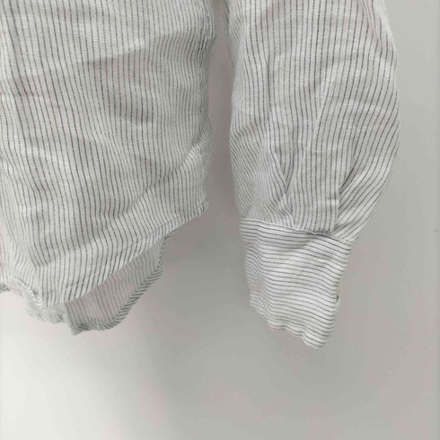 フランクアンドアイリーン Frank&Eileen USA製 ストライプ リネンシャツ メンズ XXS