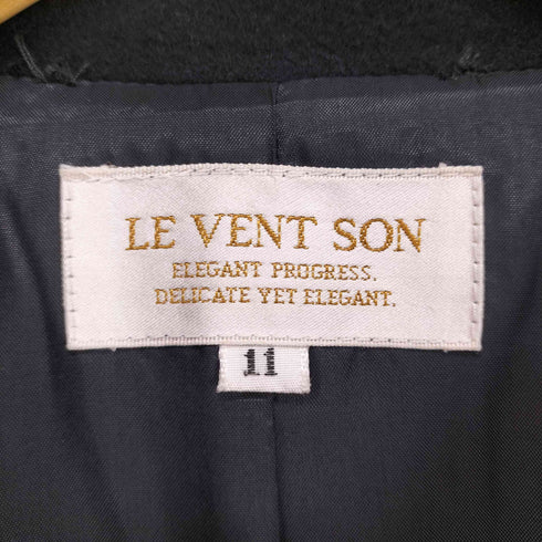 LE VENT SON Cashmere カシミヤ100 ステンカラーコート レディース 11R