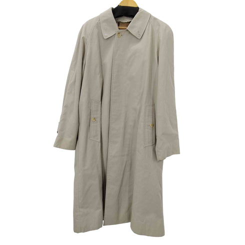 バーバリーズ BURBERRYS 90S 英国製 STYLED EXCLUSIVELY FOR SANYO 裏地ノバチェック バルマカーン ステンカラー コート メンズ