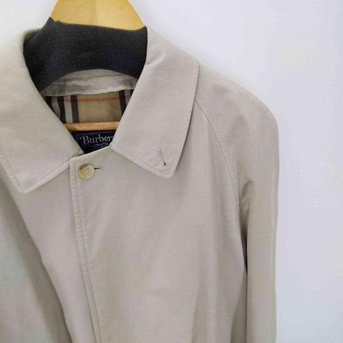 バーバリーズ BURBERRYS 90S 英国製 STYLED EXCLUSIVELY FOR SANYO 裏地ノバチェック バルマカーン ステンカラー コート メンズ