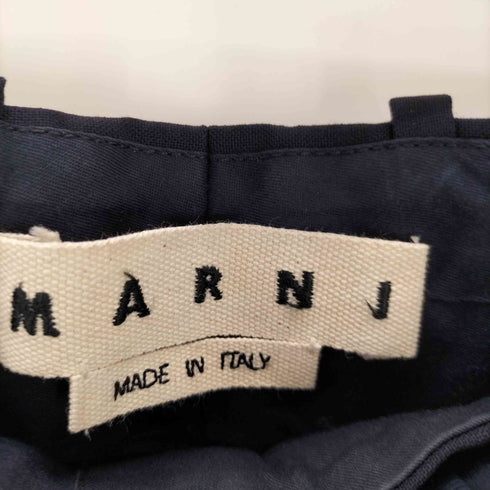 マルニ MARNI 16AW Made In Italy イタリア製 ノータック テーパード トラウザー スラックス パンツ メンズ 48