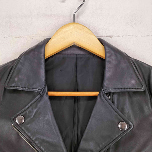 TOKYO BASE lamb leather ラムレザーダブルライダースジャケット レディース 0