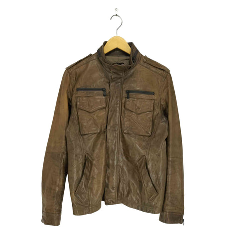 ラトルトラップ RATTLE TRAP lamb leather ブラッシュ加工ラムレザーシングルライダースジャケット メンズ 03