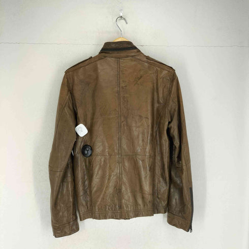 ラトルトラップ RATTLE TRAP lamb leather ブラッシュ加工ラムレザーシングルライダースジャケット メンズ 03