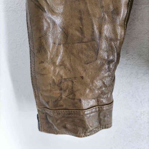 ラトルトラップ RATTLE TRAP lamb leather ブラッシュ加工ラムレザーシングルライダースジャケット メンズ 03