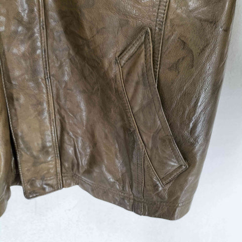 ラトルトラップ RATTLE TRAP lamb leather ブラッシュ加工ラムレザーシングルライダースジャケット メンズ 03