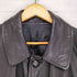 caw leather カウレザーカーコート シボ革 メンズ L